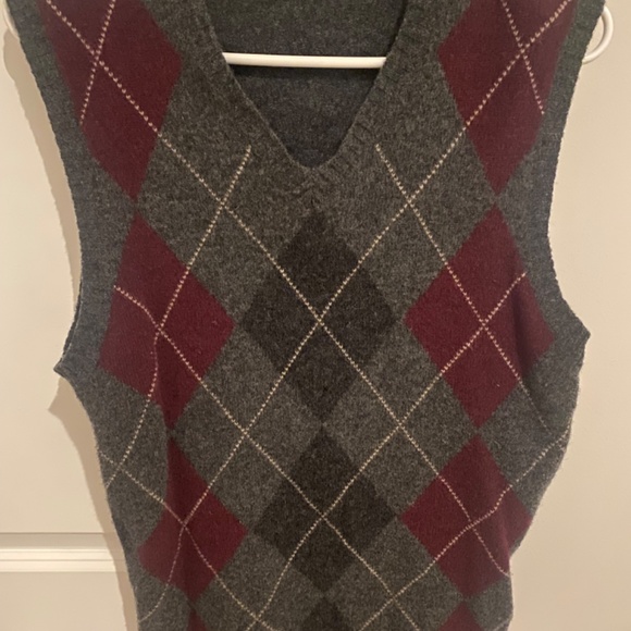 J. Crew Men’s Knit Sleeveless Sweater Size M Offers Welcome - Picture 3 of 5
